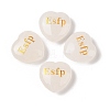 Natural Quartz Crystal Heart Engraving MBTI Figurines Statues for Home Office Desk Decorations X1-G-K353-05K-1