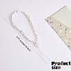 Moon & Star & Disc Beaded Chain Mobile Strap HJEW-SW00020-02-2