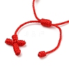 Adjustable Nylon Threads Braided Bracelets BJEW-JB05582-03-3