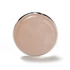 Natural Rose Quartz Round Adjustable Rings RJEW-K371-09S-31-3