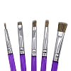 5Pcs Nylon Cake Brush Set AJEW-WH20064-84-6