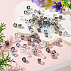 100Pcs 5 Colors Electroplated Glass Beads EGLA-TADJ0001-09-4