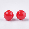 Opaque Plastic Beads LS-X-KY-T005-6mm-604-2