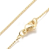 Brass Serpentine Chains Necklace for Women NJEW-P265-14G-1