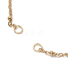 2Pcs 2 Colors 304 Stainless Steel Satellite Chain Bracelet Making AJEW-JB01300-3