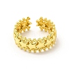 Rack Plating Brass Star Wrap Cuff Rings for Women RJEW-C050-15G-2