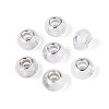 Transparent Resin Rondelle European Beads RESI-N044-02L-1