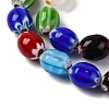 Handmade Lampwork Beads Strands LAMP-D021-01A-4