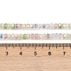 Electroplate Glass Beads Strands X-EGLA-B011-04A-04-4