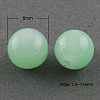 Imitation Jade Glass Beads Strands DGLA-S076-6mm-20-1