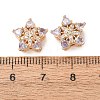 Brass Micro Pave Cubic Zirconia Beads CU-CBAEC99-33G-01-3