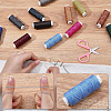 12 Rolls 12 Colors Round Waxed Polyester Twisted Cord YC-CL0001-03B-6
