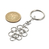 Non-Tarnish 304 Stainless Steel Pouch Empty Stone Holder for Pendant Keychain Making KEYC-TA00018-01-4