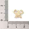Brass Pave Clear Cubic Zirconia Connector Charms LS-KK-G499-11G-3