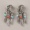 Tibetan Style Alloy European Dangle Charms FIND-TAC0001-65-2