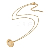 Halloween Series 202 Stainless Steel Cable Chain Pumpkin Pendant Necklaces LS-NJEW-S005-01G-B-2