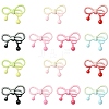 28Pcs 7 Colors Baking Paint Alloy Beads PALLOY-CJ0004-94-1