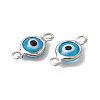 304 Stainless Steel Connector Charms STAS-G305-09P-06-2