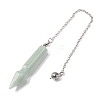 Natural & Synthetic Gemstone Pointed Dowsing Pendulums G-Q184-04P-4