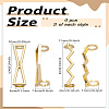 4Pcs 2 Styles Alloy Shoelace Charms FIND-LP0003-70-2
