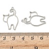 Alloy Open Back Bezel Pendants FIND-L025-02P-3