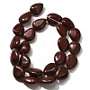 Natural Red Rainbow Jasper Beads Strands G-P561-B14-01-3