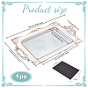 Glass Mirror Jewelry Plates AJEW-WH0695-058A-2