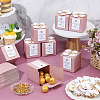 40 Bags Flower Paper Candy Gift Boxes CON-WA0001-08-5