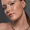 C-Shaped 304 Stainless Steel Cuff Earrings EJEW-WH0519-26G-5
