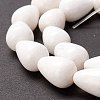 Natural White Jade Beads Strands G-O029-07A-12-4