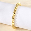 304 Stainless Steel Beaded Bracelets for Women BJEW-P348-01D-G-3