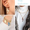 40Pcs 10 Styles Printed Alloy Pendants FIND-CJ0001-96-7