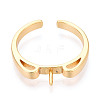 Brass Cup Peg Ring Settings LS-KK-N274-36G-2