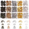 600Pcs 12 Style Multi-Petal Iron Bead Caps IFIN-FH0001-58-1