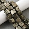 Natural Pyrite Beads Strands G-P322-20-7