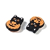 Halloween Theme Silicone Focal Beads SIL-M005-04C-2