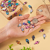 48Pcs 12 Colors Alloy Enamel Connector Charms FIND-TA0002-26-5