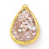 Natural Cherry Blossom Agate Big Pendants KK-G409-03G-3