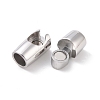 304 Stainless Steel Magnetic Clasps with Glue-in Ends STAS-G276-31P-3
