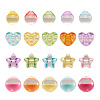  Jewelry 200Pcs 4 Style 1-Hole Transparent Acrylic Buttons TACR-PJ0001-04-9