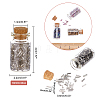 120g 15 Style Glass Bugle Beads DIY-PH0005-50-6