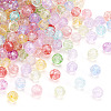 400Pcs 10 Colors Transparent Glass Beads Strands GLAA-TA0002-88-3