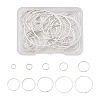 Yilisi 52Pcs 10 Style Brass Linking Rings KK-YS0001-07-12