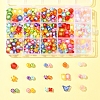 15 Styles Transparent Acrylic Beads TACR-FS0001-49-7