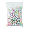 250Pcs 2 Styles Opaque Acrylic Beads MACR-FS0001-63-6