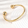 304 Stainless Steel Cuff Bangles BJEW-P387-02G-3