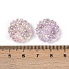 UV Plating Transparent Acrylic Beads MACR-L007-17-3