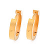 304 Stainless Steel Polishing effect Hoop Earrings EJEW-M001-15G-6