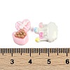 Love Theme Resin Cabochons RESI-H166-22-3