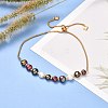 Natural Pearl Beads Adjustable Slider Bracelet for Girl Women Gift BJEW-JB06820-03-2